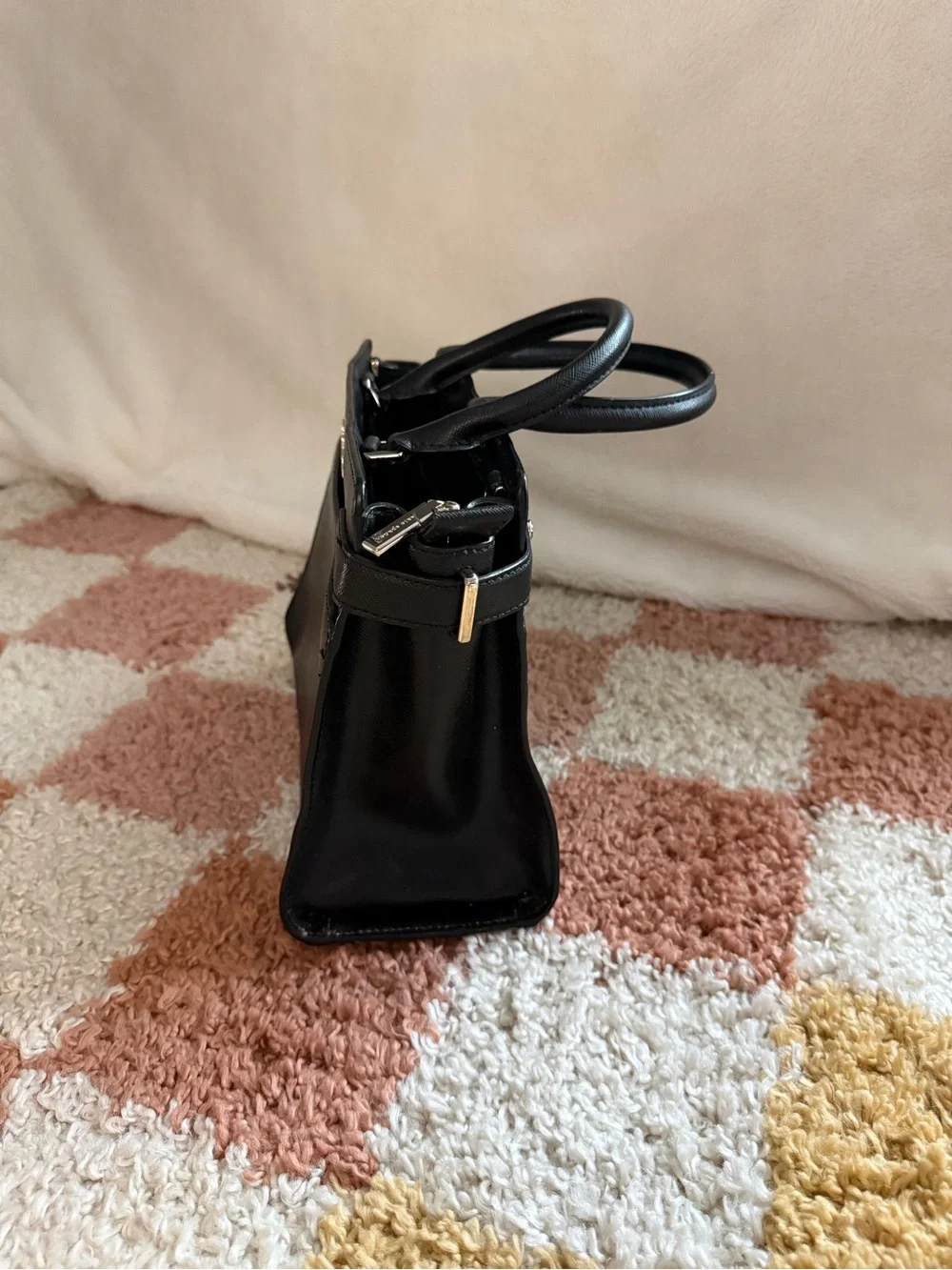 Kate Spade New York Black Leather Satchel